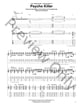 Psycho Killer Guitar and Fretted sheet music cover